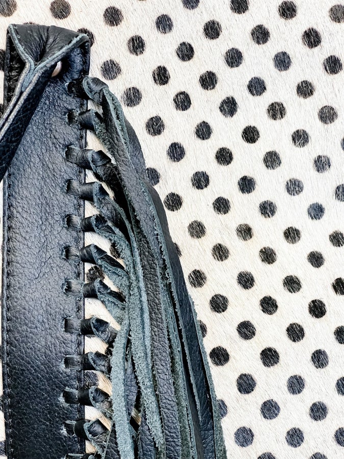 Polka Dot Mini Duffle Bag