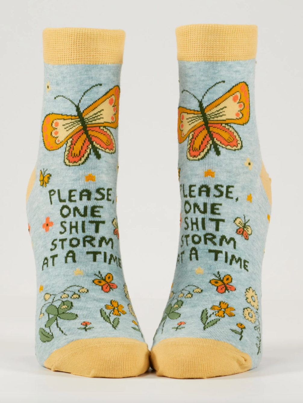 One Shitstorm At A Time Ankle Socks