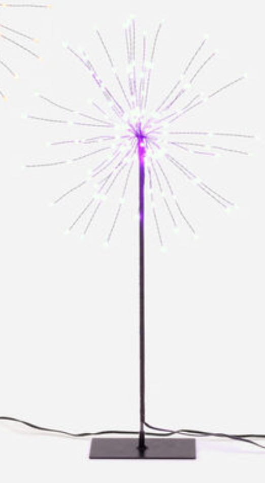 20" Purple LED Burst Tree