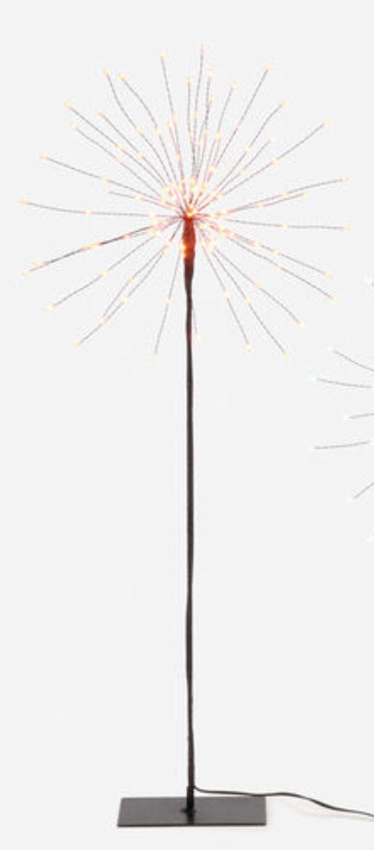 25" Orange LED Burst Tree