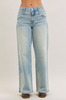 Judy Blue High Waist Straight Jeans With Stitched Waist