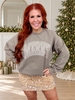Merry Mocha Polka Dot Sweatshirt