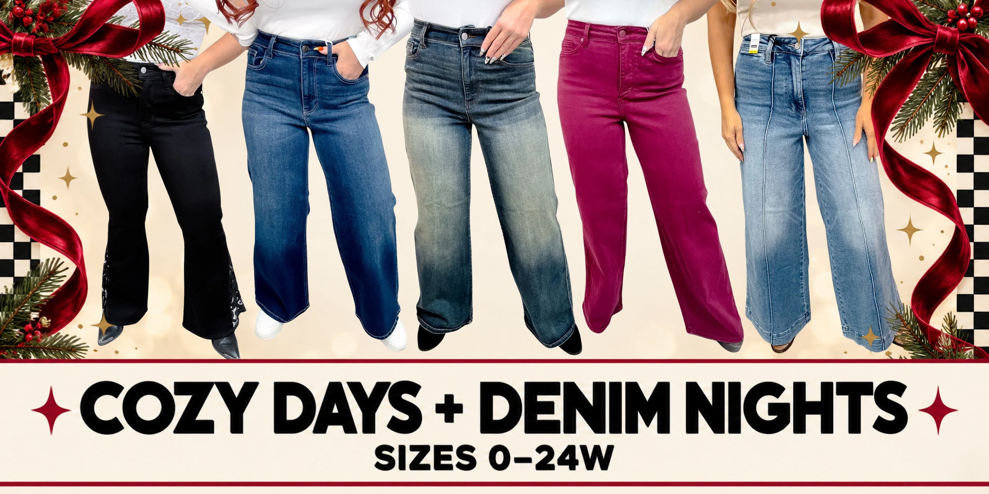 All Denim including Judy Blue Denim