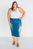 Denim Dreams Skirt with Bow Detail