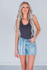 Judy Blue Mid Rise Stars and Stripes Denim Shorts FINAL SALE