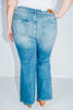 Judy Blue Mid Rise Tummy Control Vintage Wash Flare Jeans