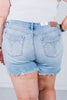 Judy Blue Long Cut-off Dad Shorts with 2 Buttons