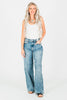 Judy Blue High-Waist Wilhemina Light Vintage Wash Wide Leg Jeans