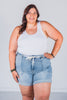 Judy Blue High-Waist Cuffed Jogger Shorts