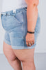 Judy Blue High-Waist Cuffed Jogger Shorts