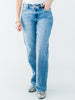 Judy Blue Mid Rise Rigid Magic Straight Leg Jeans