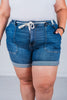 Judy Blue High Waisted Cuffed Jogger Shorts