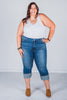 Judy Blue High Waist Tummy Control Capris