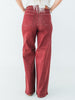 Judy Blue High-Waist Burgundy Retro Wide Jeans