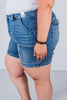 Judy Blue High-Rise Utility Mid Length Denim Short