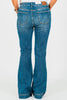 Judy Blue High-Waist Tummy Control Flare Double Button Jeans