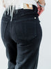 Judy Blue High Waist Retro Wide Leg Black Jeans