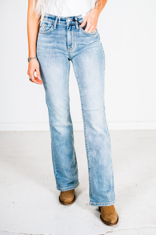 Judy Blue Mid-Rise Thermal Bootcut