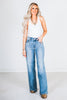 Judy Blue High-Waist Retro Wide Leg Jeans