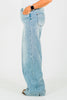 Judy Blue High-Waist Retro Wide Leg Criss Cross Waist Band Jeans