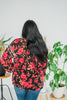 Long Sleeve Floral Print Tunic Top