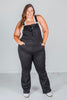 Judy Blue Tummy Control Black Retro Flare Overalls FINAL SALE