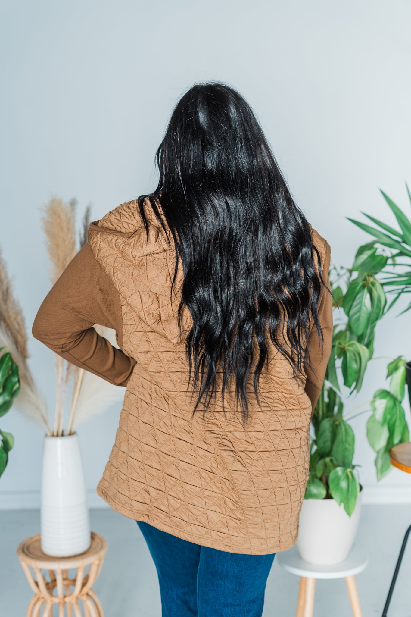 Long Sleeve Zip Front Pocket Jacket