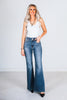 Judy Blue High Waist Flare W/ Tint Jeans