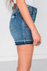 Judy Blue Tummy Control Vintage Wash Release Hem Shorts