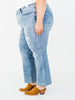 Judy Blue Mid Rise Distressed 90's Straight Leg Jeans