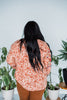 Embroidered Babydoll Top W/ V-Neckline