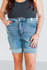 Judy Blue Tummy Control Cooling Denim Shorts