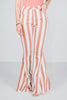 Striped & Flared Denim