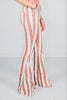 Striped & Flared Denim