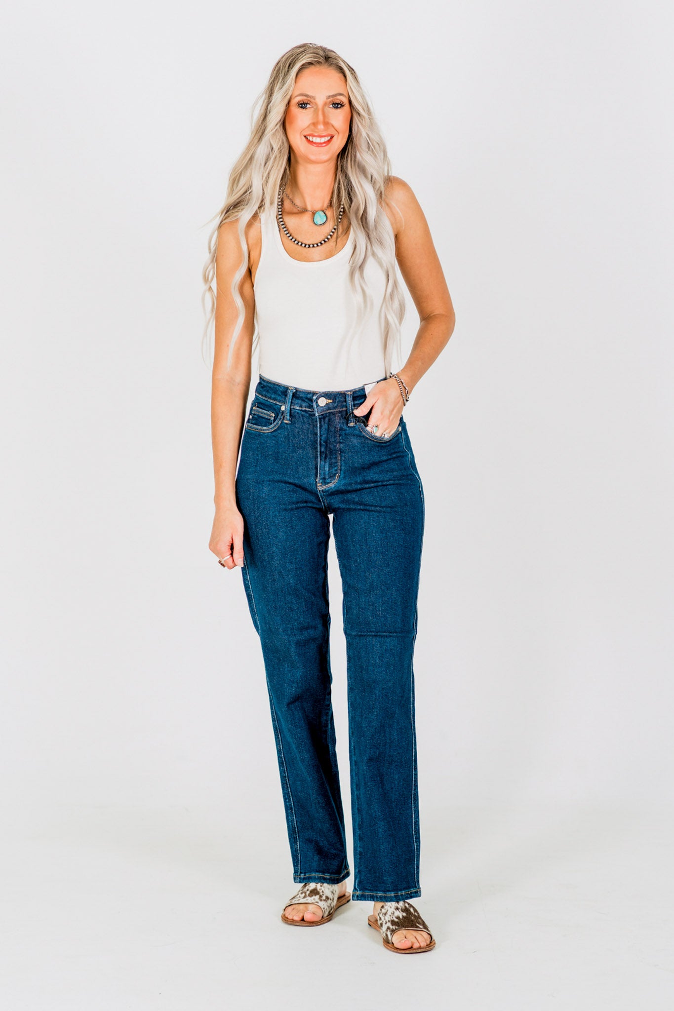 Judy Blue Straight Leg Tummy Control Jeans