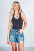 Judy Blue Vintage Wash Button Fly Distressed Shorts