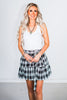 Tiered Ruffle Mini Skirt