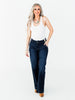 Judy Blue High Waist Dark Wash Straight Leg Jeans (Short/Regular/Long)