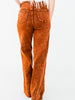 Judy Blue High Waist Pumpkin Spice Dyed Raw Hem Retro Wide