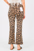 Leopard Print High Rise Kick Flares
