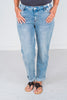 Judy Blue V-Front Cooling Denim Cuffed Jeans