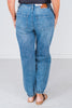 Judy Blue Mid-Rise Denim Joggers