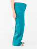 Judy Blue Teal Mid-Rise Utility Wide Leg Jeans