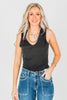 Black Rhinestone Bodysuit