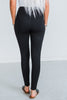 Black Rhinestone High Waist Leggings