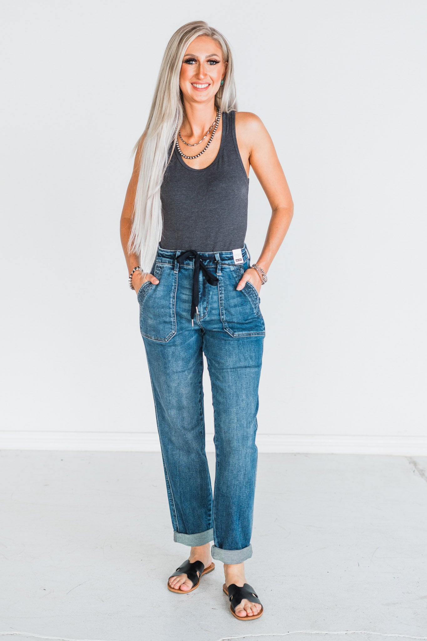 Judy Blue High Waist Vintage Wash Joggers