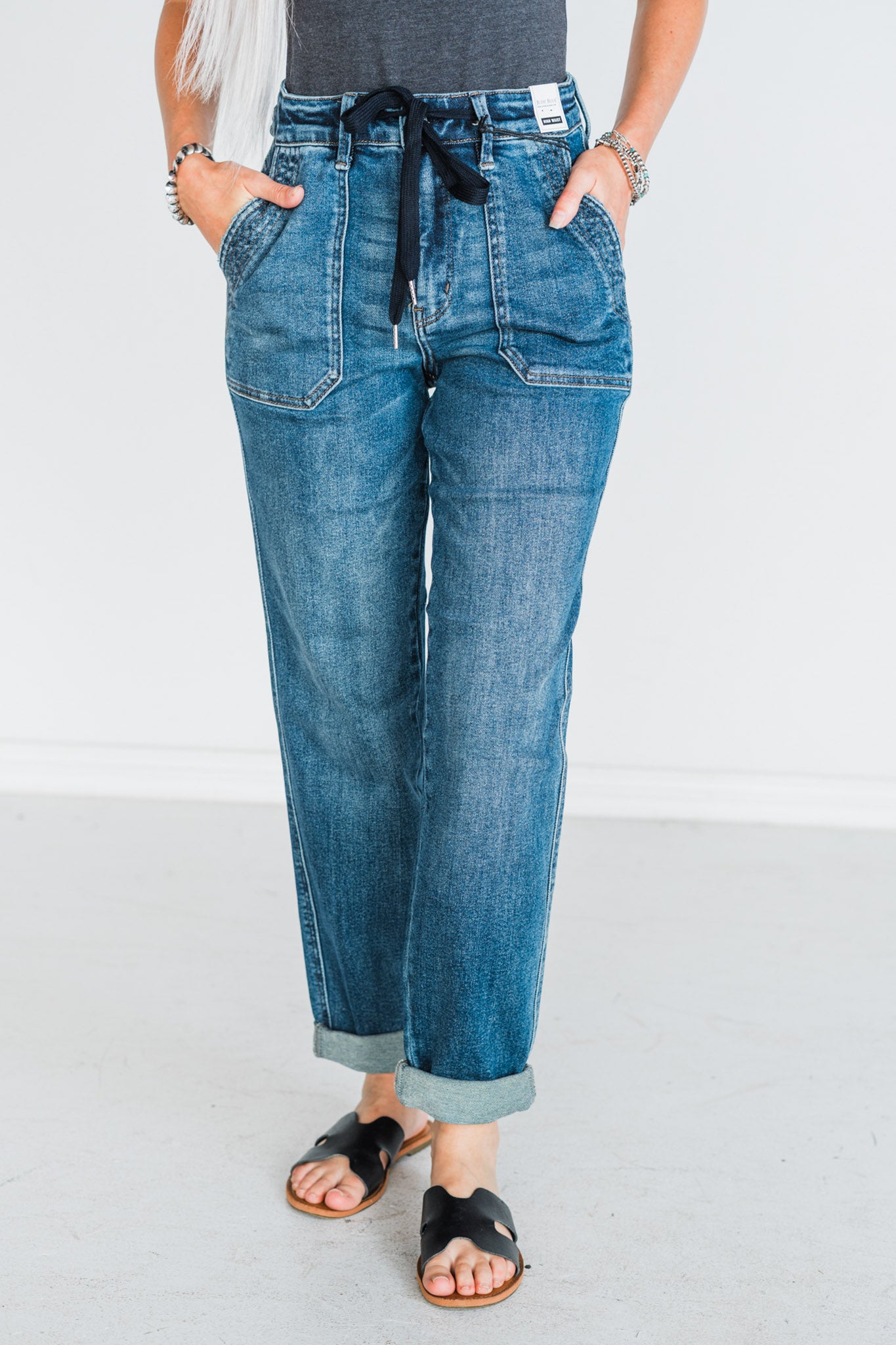 Judy Blue High Waist Vintage Wash Joggers