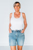 Judy Blue Vintage Wash Shorts with Side Slit