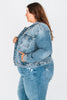 Judy Blue Boyfriend Rigid Magic Jean Jacket