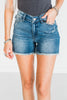 Judy Blue High-Waist V-Front Shorts W/ Shield Pockets